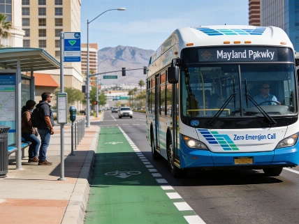 Maryland Parkway Red Line Cuts Commute Times for Las Vegas Transit Riders Vegas Report