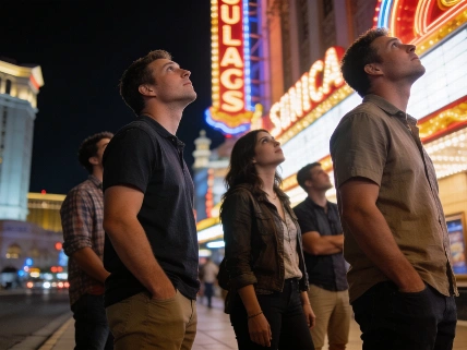 Viva Las Vegas and Learning from Learning from Las Vegas Screen at the Roxy Vegas Report