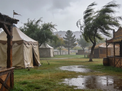 Storm Forces Age of Chivalry Festival to Close Early Vegas Report