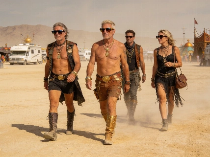 Burning Man Faces Aging Crowd and Rising Costs in Nevada Desert Vegas Report