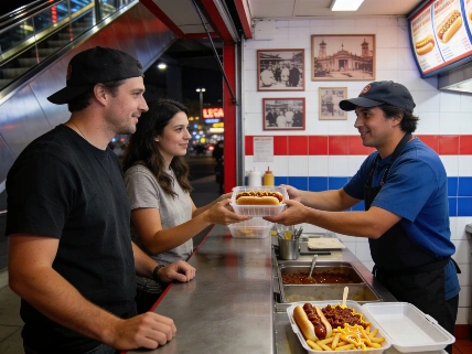 Detroit Chili Dogs Fuel Fremont Street All Night Vegas Report