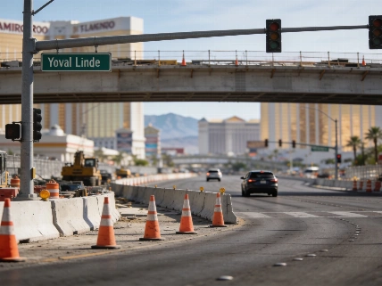 F1 Work Closes Las Vegas Strip Junction Until Friday Vegas Report