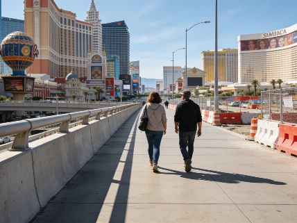 How Far Visitors Really Walk on the Las Vegas Strip Vegas Report