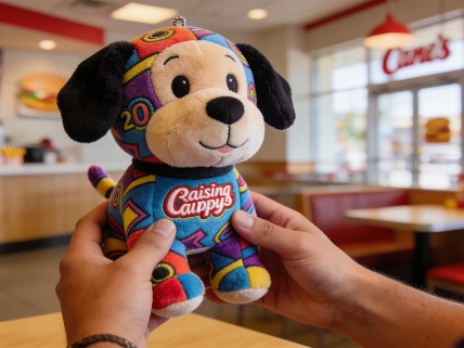 Raising Cane’s Marks 30 Years With Limited Plush Puppy for Charity Vegas Report