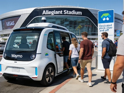 Waymo Partners With Raiders for Autonomous Rides to Allegiant Stadium Vegas Report