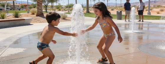 Where to Find Splash Pads Across the Las Vegas Valley This Summer Vegas Report © vegas-report.com