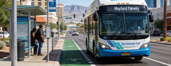 Maryland Parkway Red Line Cuts Commute Times for Las Vegas Transit Riders Vegas Report © vegas-report.com