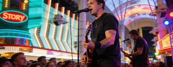Story of the Year Rocks Fremont Street Experience With Free Concert Vegas Report © vegas-report.com