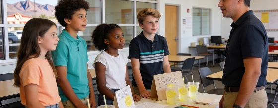 Las Vegas Program Teaches Kids Entrepreneurship With Lemonade Stand Model Vegas Report © vegas-report.com