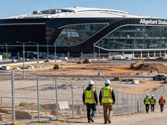 Raiders Propose $158M North Plaza Podium at Allegiant Stadium Vegas Report