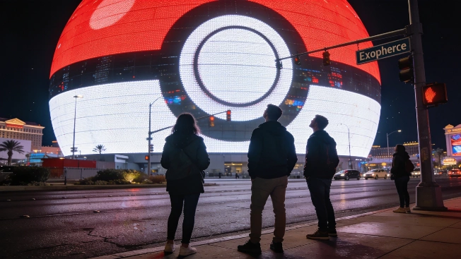 Pokémon Turns Sphere Las Vegas Into a Giant Poké Ball Vegas Report