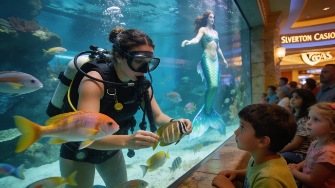 Meet the Mermaid: Inside Silverton’s Aquarium Dive Team Vegas Report