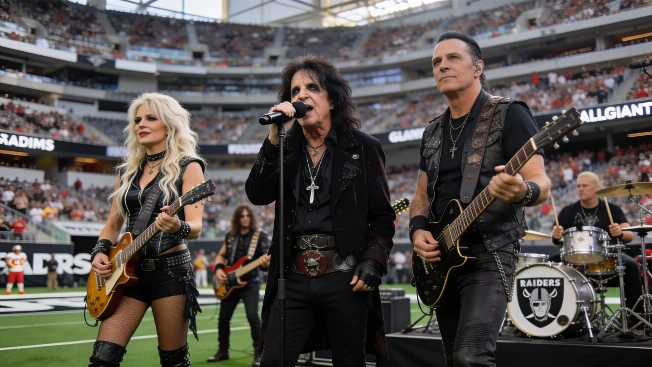 Alice Cooper rocks Allegiant Stadium halftime with classic hits Vegas Report
