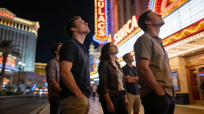 Viva Las Vegas and Learning from Learning from Las Vegas Screen at the Roxy Vegas Report