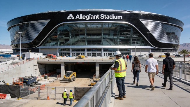 Allegiant Stadium to Add New North Entrance and Fan Decks by 2028 Vegas Report