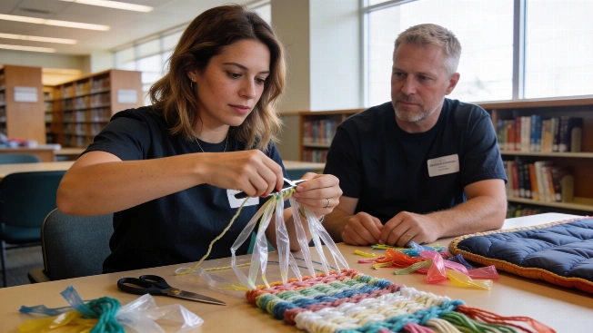 Las Vegas Volunteers Turn Plastic Bags Into Sleeping Mats for Homeless Vegas Report