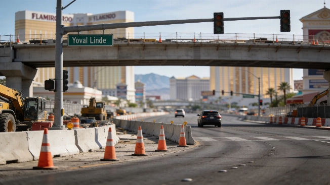F1 Work Closes Las Vegas Strip Junction Until Friday Vegas Report