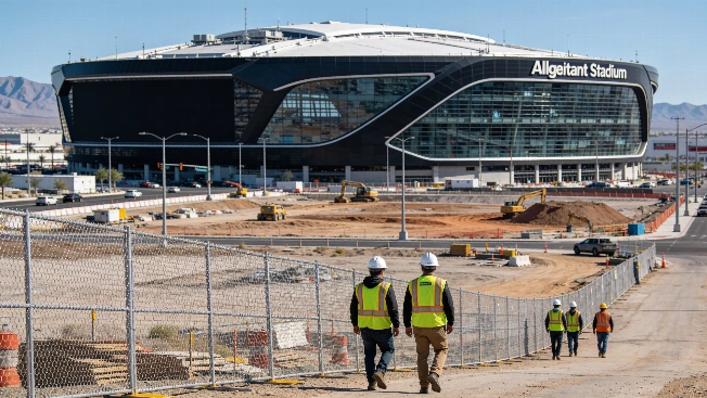 Raiders Propose $158M North Plaza Podium at Allegiant Stadium Vegas Report