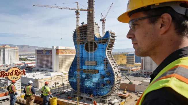 Hard Rock Las Vegas breaks ground on 201-meter guitar hotel tower Vegas Report