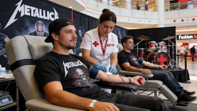Metallica and Red Cross Launch Las Vegas Blood Drive at Sphere Residency Vegas Report